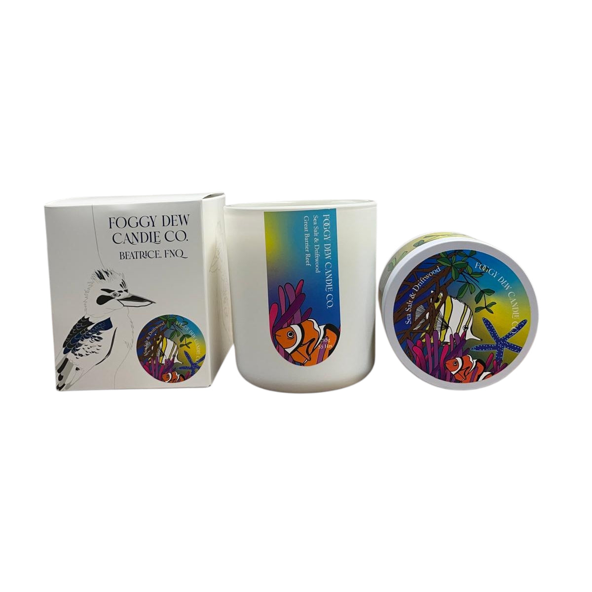 Sea Salt and Driftwood 'Great Barrier Reef' Candle