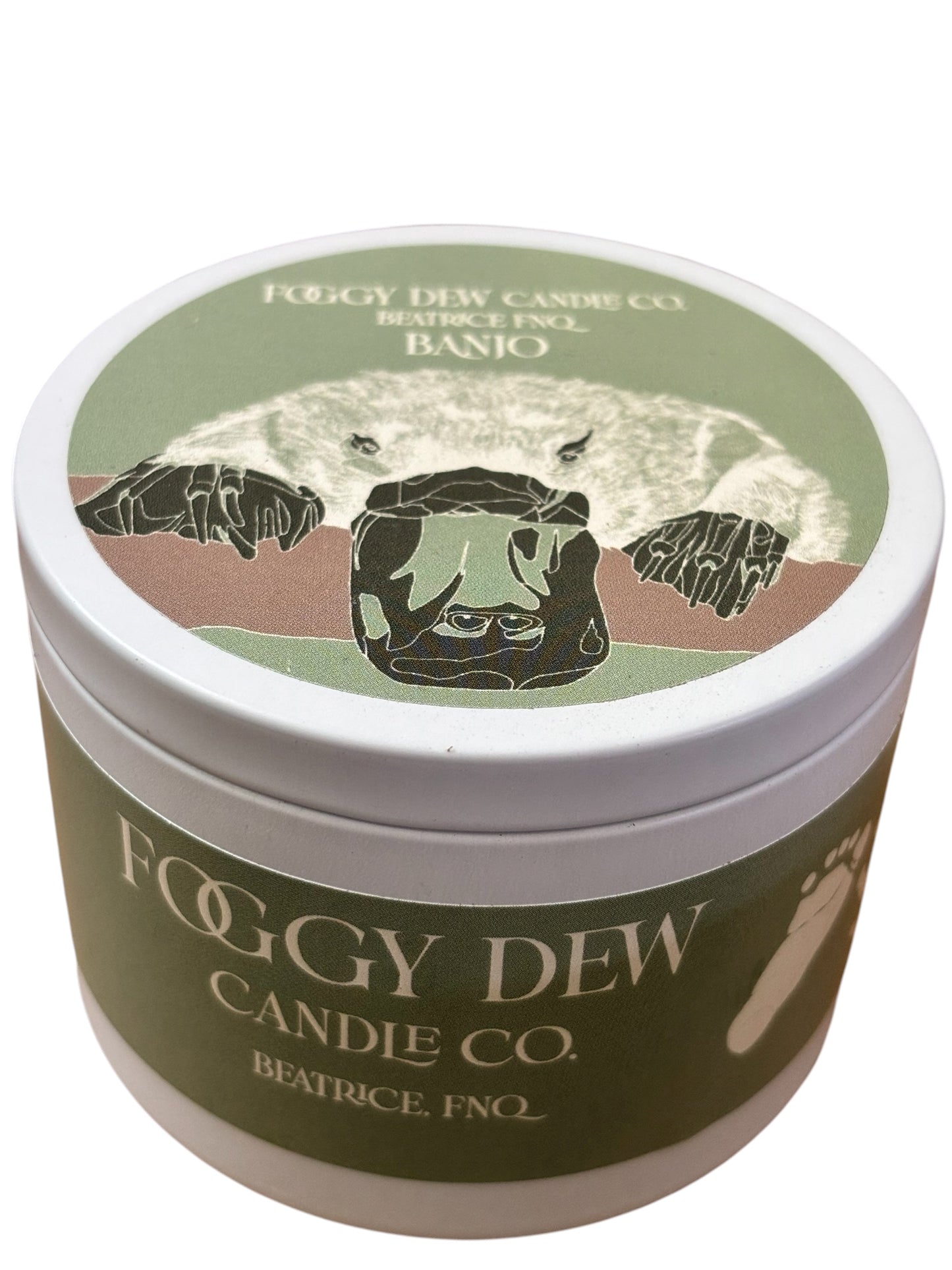 Golden Wattle 'Banjo' Candle