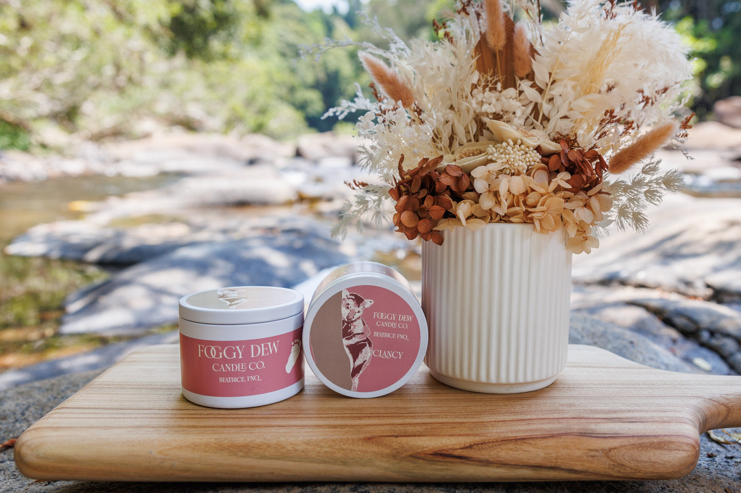 Australian Florals and Honey 'Clancy' Candle