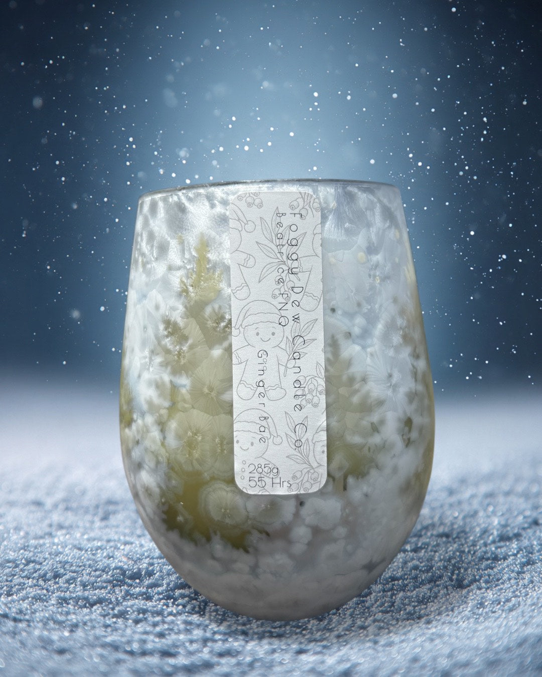 Ginger Bae Christmas frosted glass 55hrs +